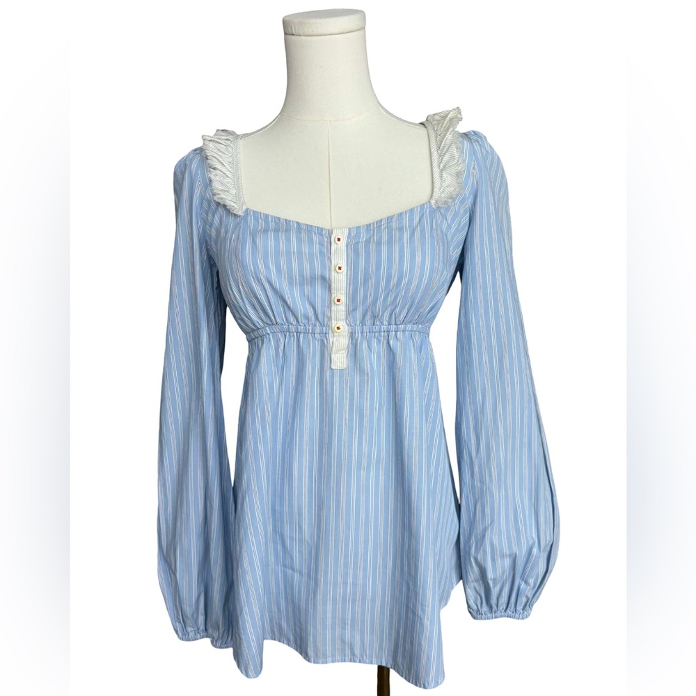 Free People Made In Tuscan Unique Long Sleeve Top